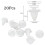 Box of 100 Nylon Push Retainer Clips Auto 7