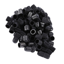 Black Motorcycle Valve Caps Bulk 100