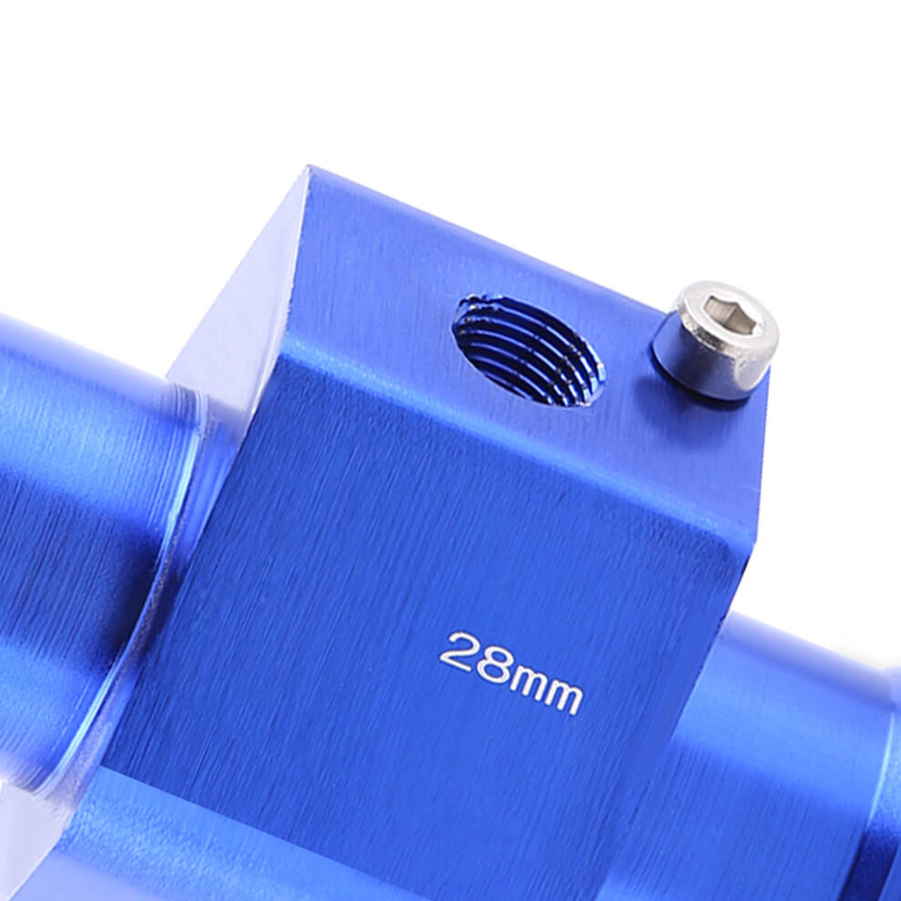 Universal Car Water Temp Joint Pipe 28Mm Blue 7293282187436