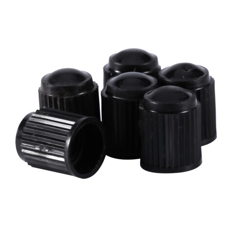 Black Motorcycle Valve Caps Bulk 100 1