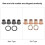 Club Car Precedent Spindle Bushing Kit 6pcs 1