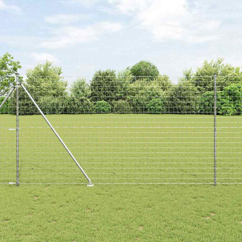 Vidaxl Welded Wire Fence With Spikes 10 X 1.6 M (W X H)