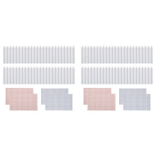 96Pcs Empty Aluminum Paint Tubes 20 Ml for Store Remaining Paint Acrylic Oils Watercolor Gouaches, with 4 Sheets Label
