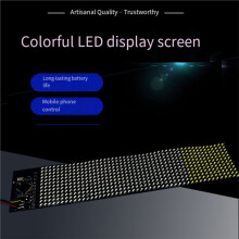 Flexibel LED-Skärmstyrkort med Mobiltelefon med -Redigerbar Text och Animering, Gör-det-Själv-Skärm i Fullfärg