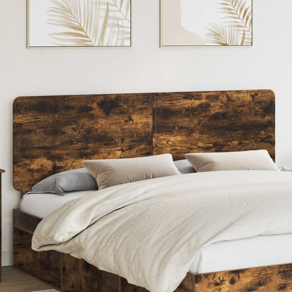Vidaxl Headboard Smoked Oak Engineered Wood