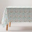 Mantel de algodón rectangular resistente a las manchas con estampado en forma de hojas 140x300 cm — mantel mesa comedor 1