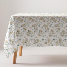 Tischdecke für den Esstisch Baumwolle Rechteckig Fleckenabweisend Elegant 140x300 cm — baumwoll tischdecke, tischdecke wasserabweisend