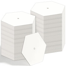 300 Modelli di Carta per Quilting Esagonali da 2 Pollici per Lavori Fai da Te di Patchwork e Cucito