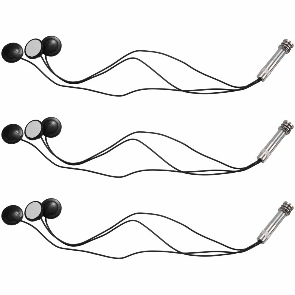 3X Universal Pickup Piezo 3 Transducer 6.35Mm For Acoustic Guitar Ukulele Mandolin 6031137929722