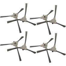 8 Stuks Zijborstels voor ROPVACNIC S1, voor Tipdiy G90 en voor VIPSUN Z1 Robotstofzuiger, Kunststof Nylon Vervangingsonderdelen