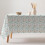 Mantel de algodón rectangular resistente a las manchas con estampado en forma de hojas 140x300 cm — mantel mesa comedor 4