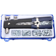 Pistolet à riveter Manuel Kit de Filiaires Ensemble 86 pièces en acier M3-M8 — pince a sertir, outil de fixation