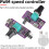 PWM Speed Controller 4 Pin  B3 Fan Controller with Wind Speed Controller Regulator  Speed Module Single Side 5