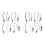 8 Pezzi per Sop8 Soic8 Wson Chip Download Burn Write Probe Spring Needle Flash Eeprom Chip Burner Cable Sop8 Soic8 Chip 1