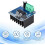 2PCS BTS7960 43A High Power Motor Driver Modules H-Bridge PWM  Motor Controller Board for   Car Robot 5