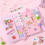 Kawaii A6 Ring Binder Notebook - Cute PU Leather Planner for Students and DIY Enthusiasts 5