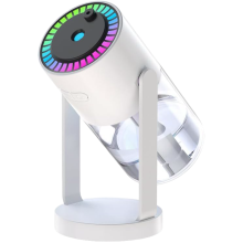 Air Humidifier LED Light Projector Silent Rotating USB White — usb air humidifier, led star projector, quiet humidifier, car humidifier