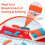 Knit Blocking Pin Kit, 20pcs Knit Blockers Combs for Crochet Knitting Blocking Board Mats, Knit Blocking Pins 5