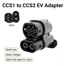 CCS1 to CCS2 Plug EV Adapter Charging Connector 250A AC+ US to EU EV Charger Connect Adapter Fast Charging Adapter