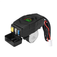 QC3.0 Snellader 20-90V Stuur USB-Lader 24V 36V 48V 60V voor Elektrische Scooters, Motorfietsen en Auto'S Groen