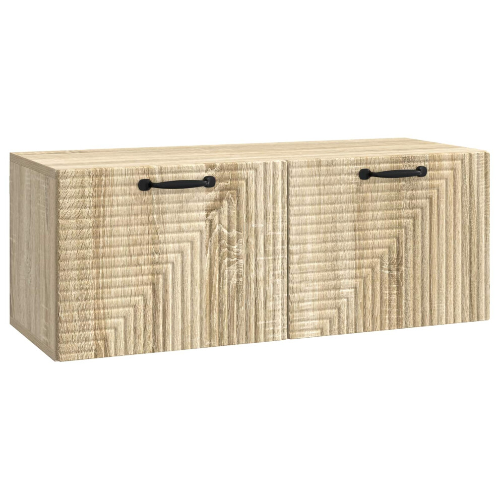 Vidaxl Wall-Mounted Tv Cabinet Sonoma Oak 78.5 X 31 X 30 Cm