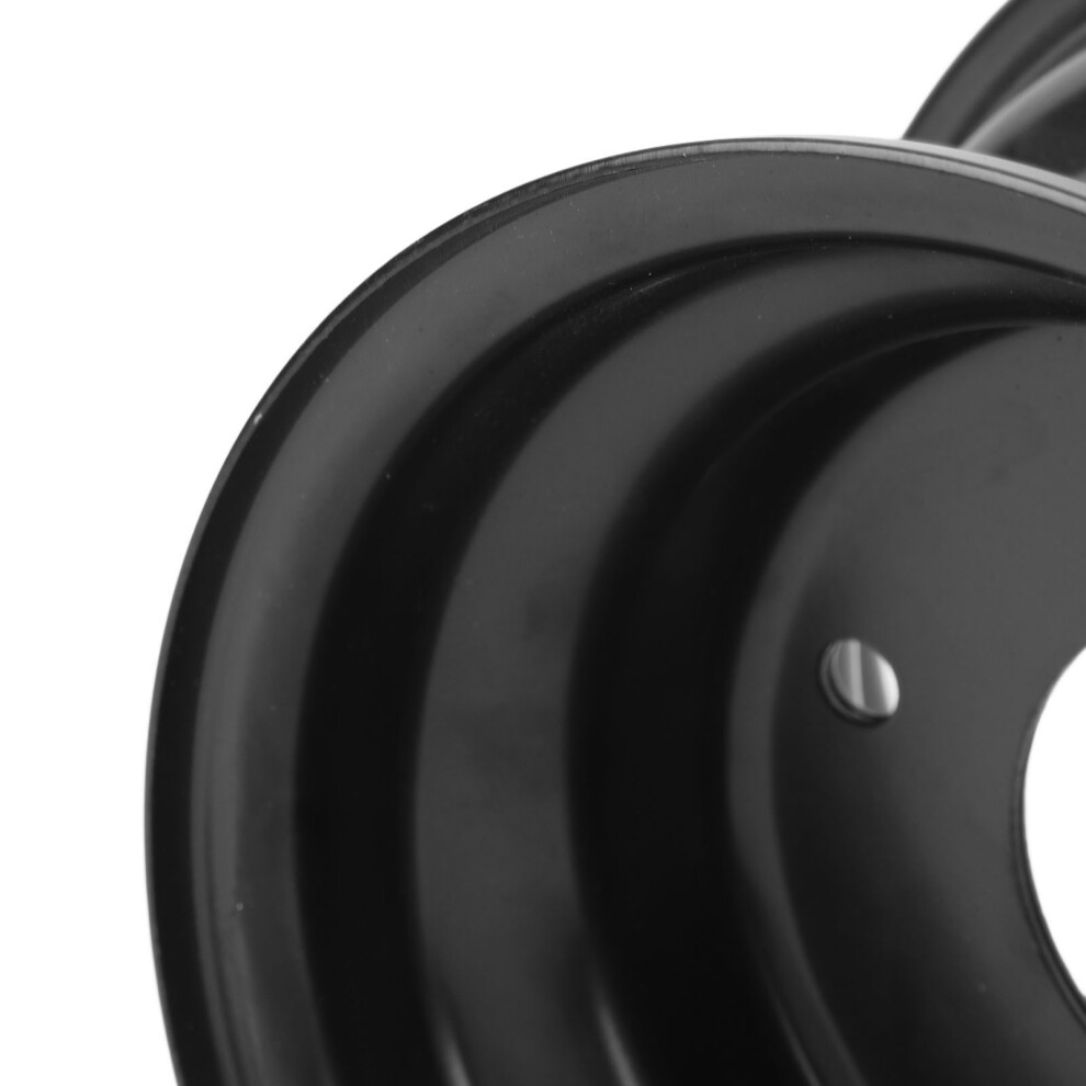 6" Aluminium Go Kart Wheel Rim 145/70-6 3 Hole Black 7293282188013