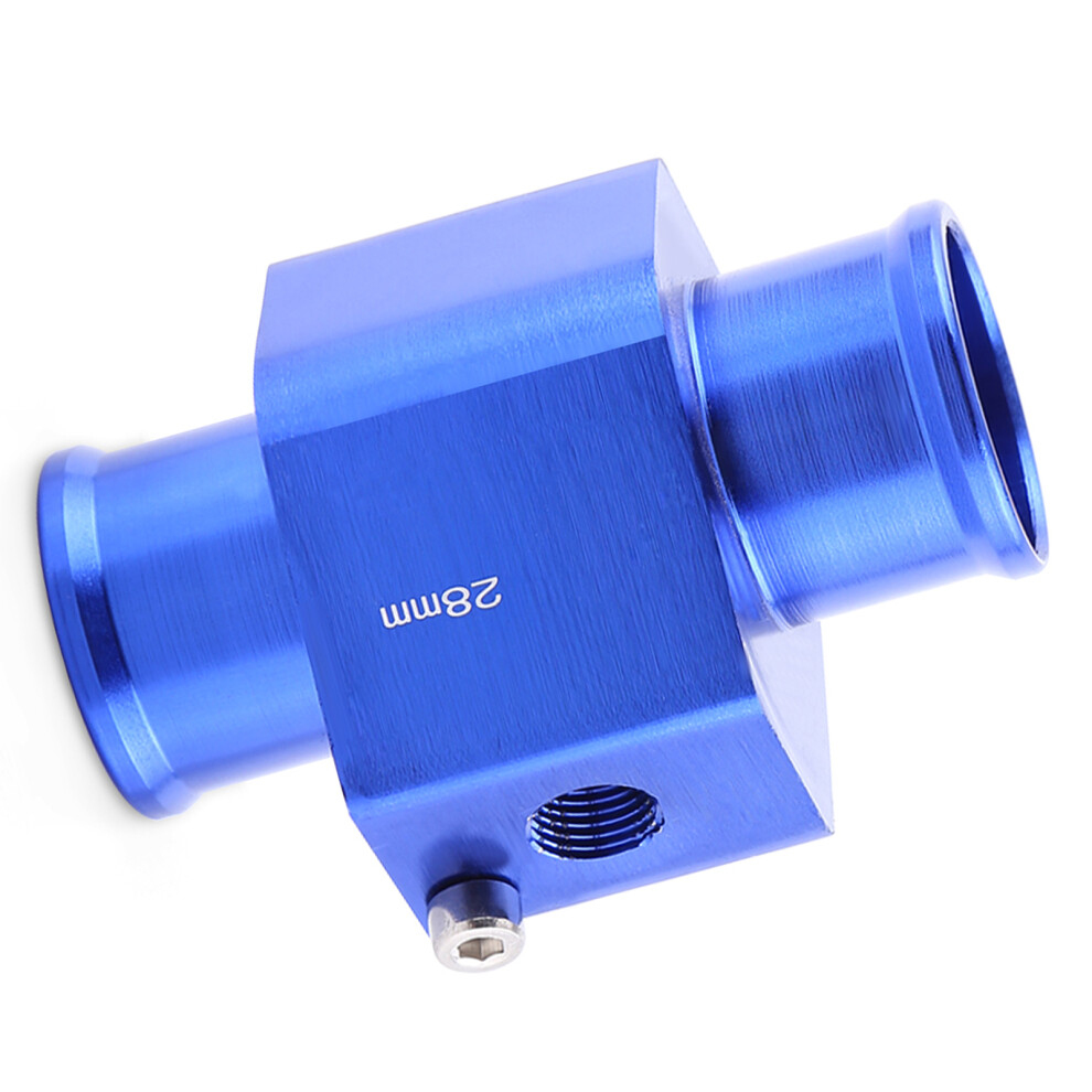 Anodized Car Water Temp Joint Pipe 28Mm Blue 7293282189676