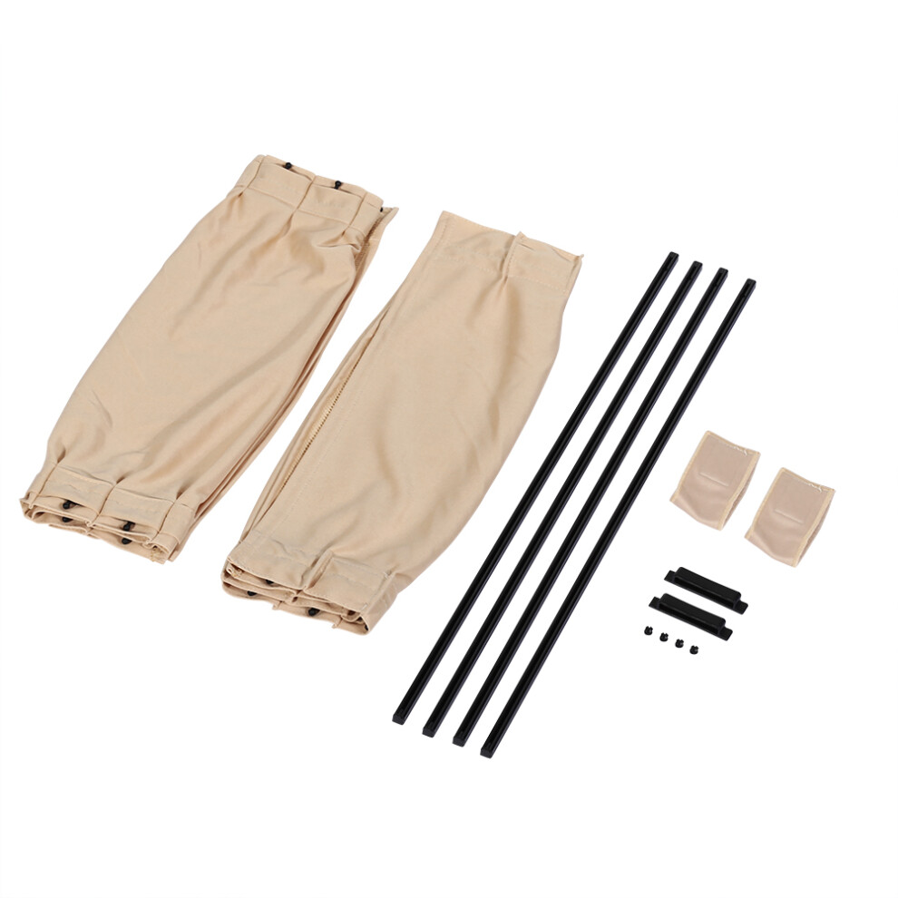 Adjustable Car Sun Visor Curtains Pair Beige 7293282189706