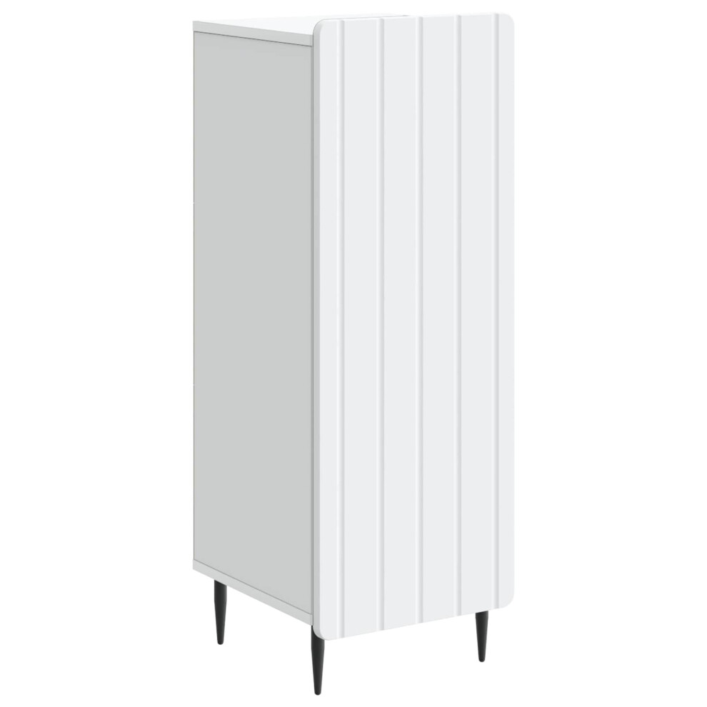 Vidaxl Sideboard 34.5 X 33 X 92 Cm Engineered Wood White