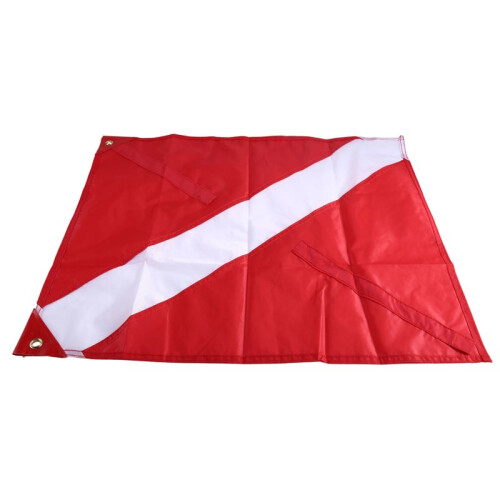 Diving Down Flag Double Stitched Warning Diving Flag Scuba Diving Flag for Float, Buoy, Boat 2
