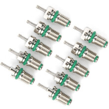 10 PCs Car Air Conditioner NippleR134A Valve Cores for Household and Automotive Air Conditioning SystemsSpot Refrigerant