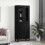 VidaXL vidaXL Highboard 2 pcs Black oak Engineered wood 1