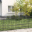 VidaXL vidaXL Spike Ring Fence HORST Black 1