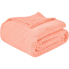 Fluffy Throw Blanket for Bed and Sofa, Soft, Warm, Pink, 150x200 cm — sherpa blanket 150x200, sofa throw