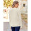 Damenpullover Strick Locker Warm Weich Elegant Beige XL — damenpullover xl, beiger lockerer pullover, strickpullover weich 4