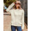 Damenpullover Strick Locker Warm Weich Elegant Beige XL — damenpullover xl, beiger lockerer pullover, strickpullover weich 3