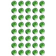 40 Pcs Marbles 16mm Glass Marbles Knicker Glass Balls Decoration Color Nuggets Toy Green