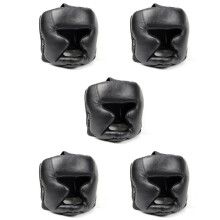 5X Black Good Headgear Guard Training Helmet Kick Boxing Protection Gear