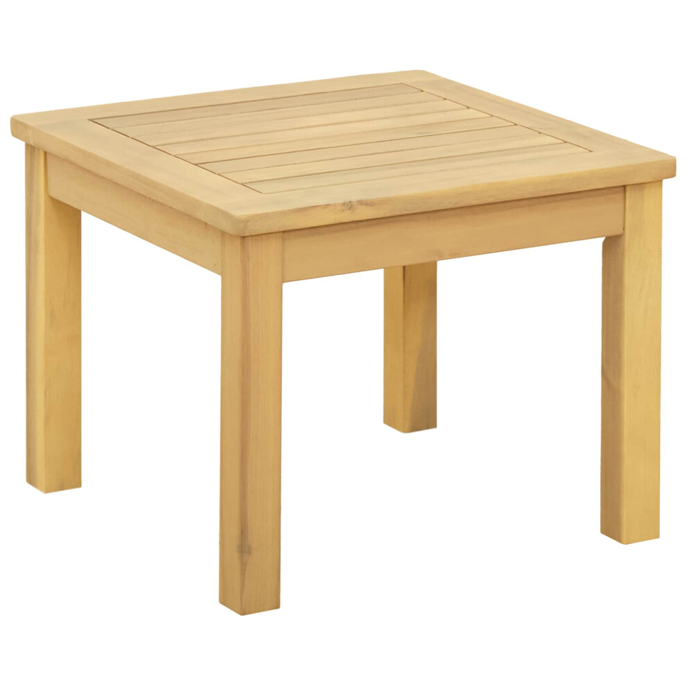 Vidaxl Coffee Table Light Acacia 45 X 45 X 36 Cm Solid Acacia Wood