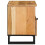 VidaXL vidaXL Bedside Cabinet Natural 40 x 33 x 46 cm Solid Mango Wood 4