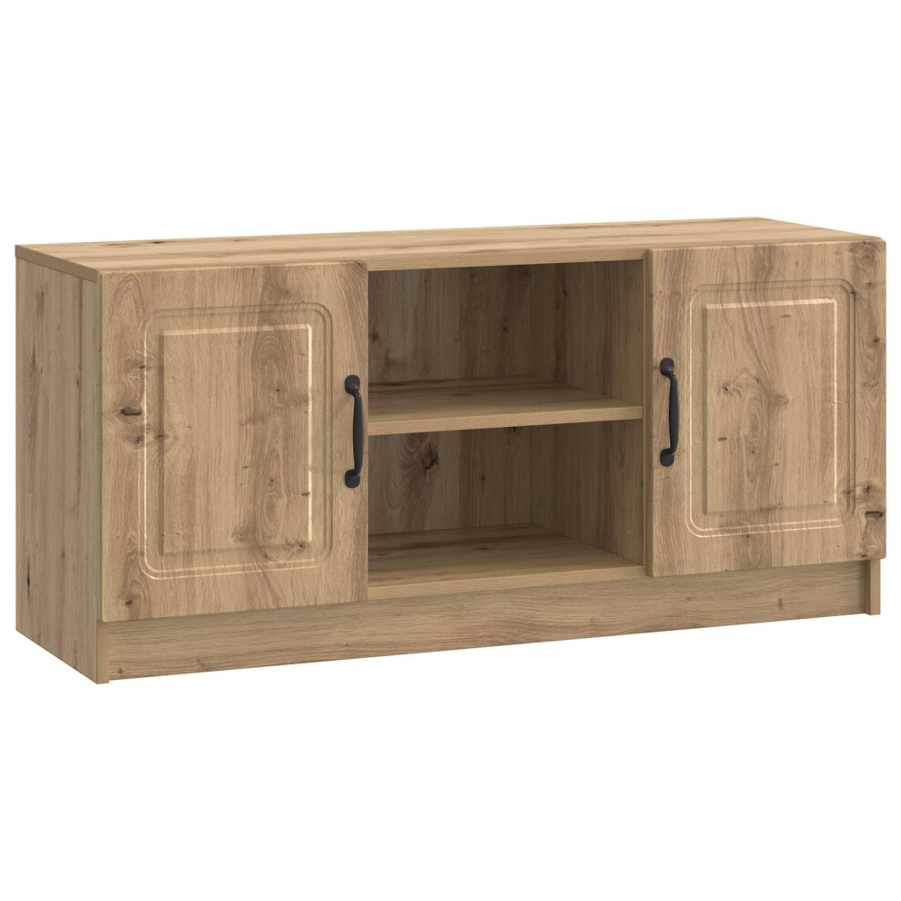 Vidaxl Tv Cabinet Artisan Oak 102 X 34.5 X 47 Cm Engineered Wood