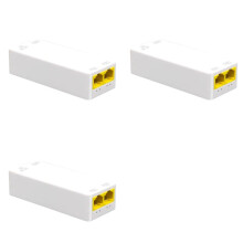 3X Répéteur POE 2 10/100 Mbps Extension PoE 1 à 2 avec IEEE802.3Af/At Plug& 48 V pour Commutateur PoE NVR Caméra IP AP