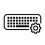 HP HP Keyboard (French) Black/White 4