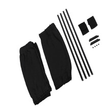 Black Car Window Curtain 50s Pack of 2
