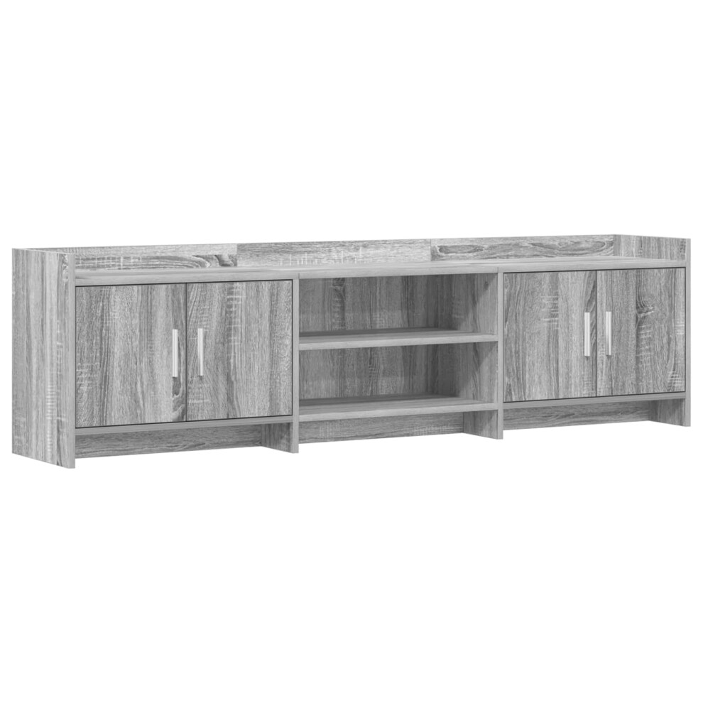 Vidaxl Tv Cabinet 168 X 33 X 47 Cm Sonoma Engineered Wood Grey