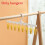 (Yellow)Contemporary Plastic Clothes Hanger With Windproof Clips For Garment Storage Accessory 1