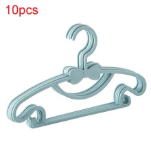 (Blue)Baby Clothes Hanger With Butterfly Decor And Plastic Material For Home Nursery And