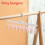 (Pink)Contemporary Plastic Clothes Hanger With Windproof Clips For Garment Storage Accessory 1