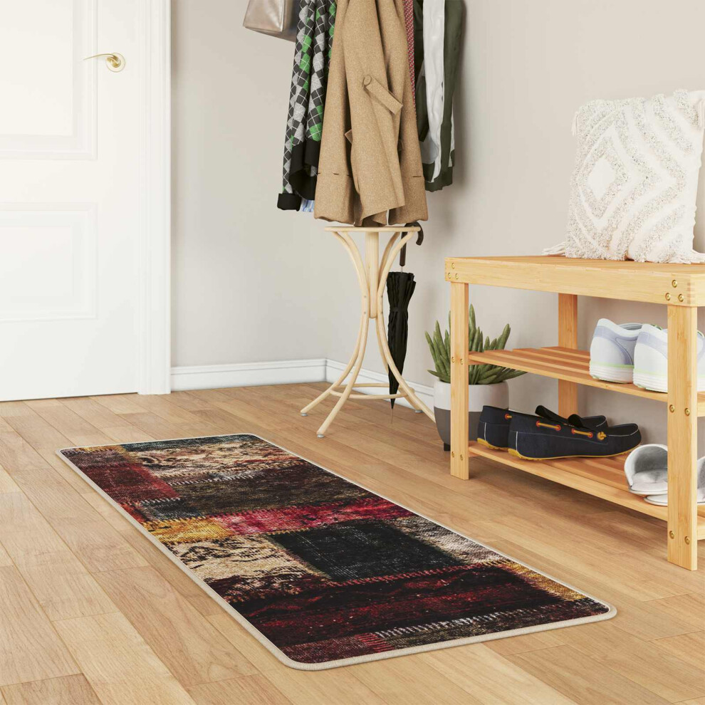 Vidaxl Rug Runner Marsa Multicolour 50 X 150 Cm Polyester And Pvc