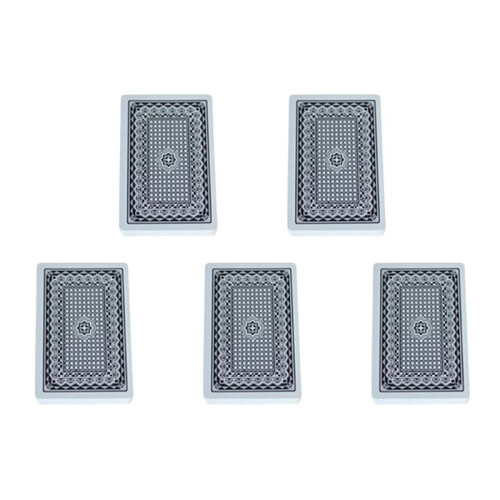 5X Multiplayer Game Card  Box Packed Waterproof Texas Playing Cards Plastic Durable Poker Magic Tricks Tool 1
